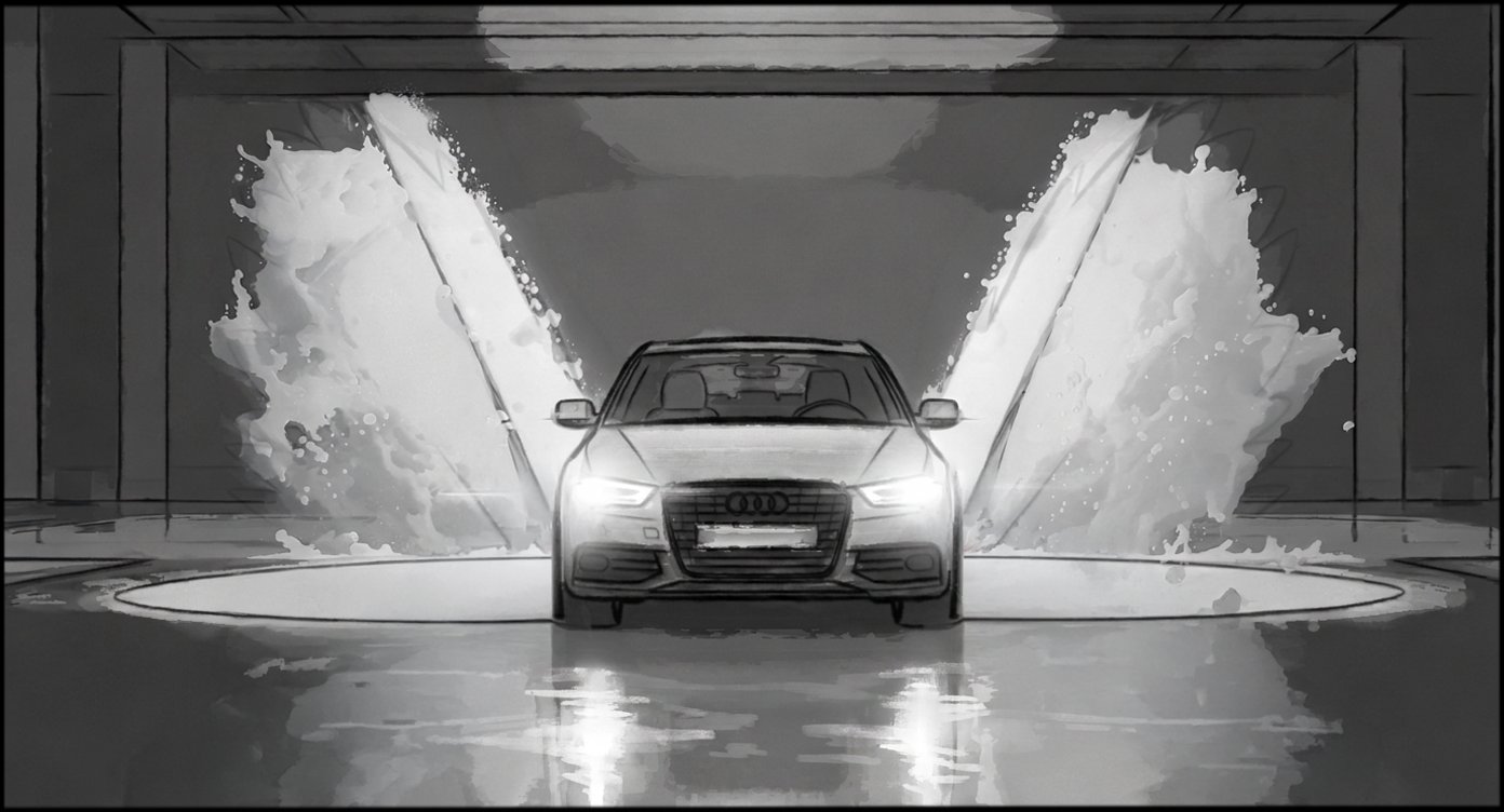 Automotive - Stunt Driving - storyboard frame 9 by Dakota Warren
